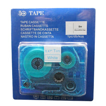 Brother TZE223 labeltape blauw op wit - Meerkleurig