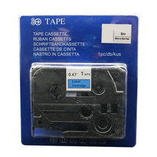 Brother TZE531 labeltape zwart op blauw - Meerkleurig