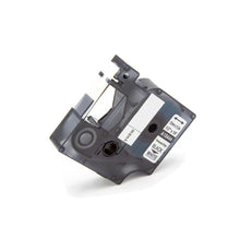 Dymo labels rol voor dymo 18445 19mm x 5,5m zwart wit rhino 4200 5200 5200+ 6000+ rhinopro 50 labeltape - Zwart